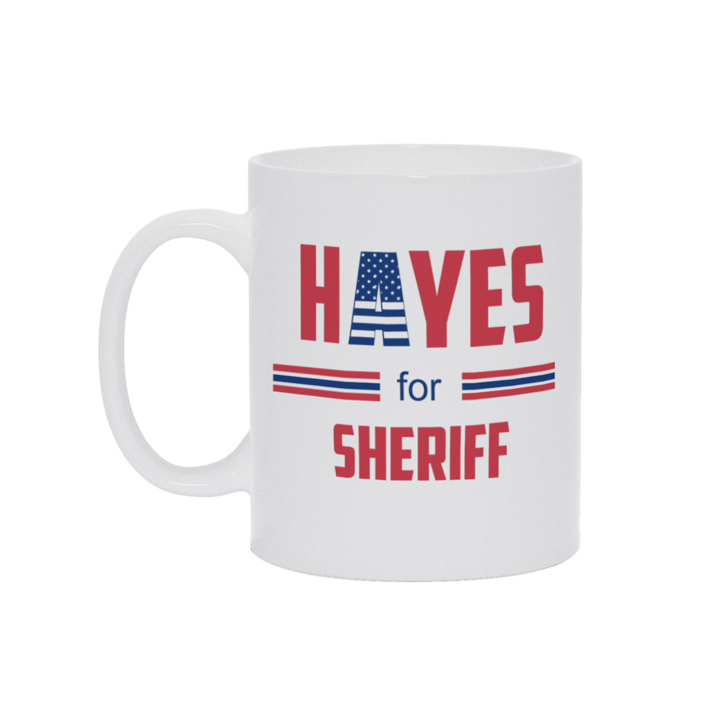 Hayes for Sheriff Mugs hayesforsheriff's store SE.Merch