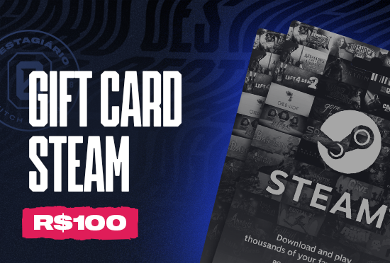 R$ 100 Steam Gift Card (Brasil) - Only For Gamer