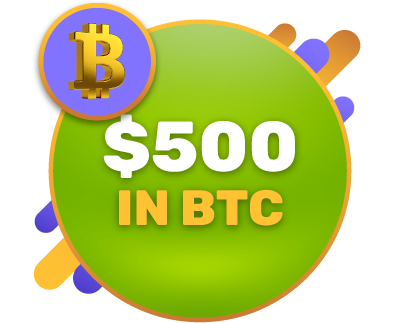 $500 in Bitcoin