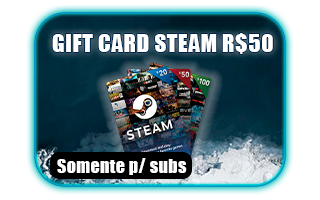 Steam gift card 50 reais