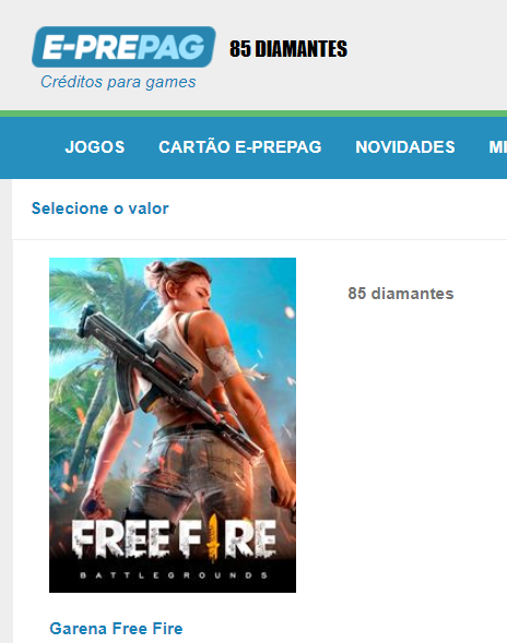 Resgatar gift card free fire