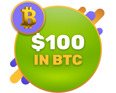 $100 in Bitcoin $100 in Bitcoin