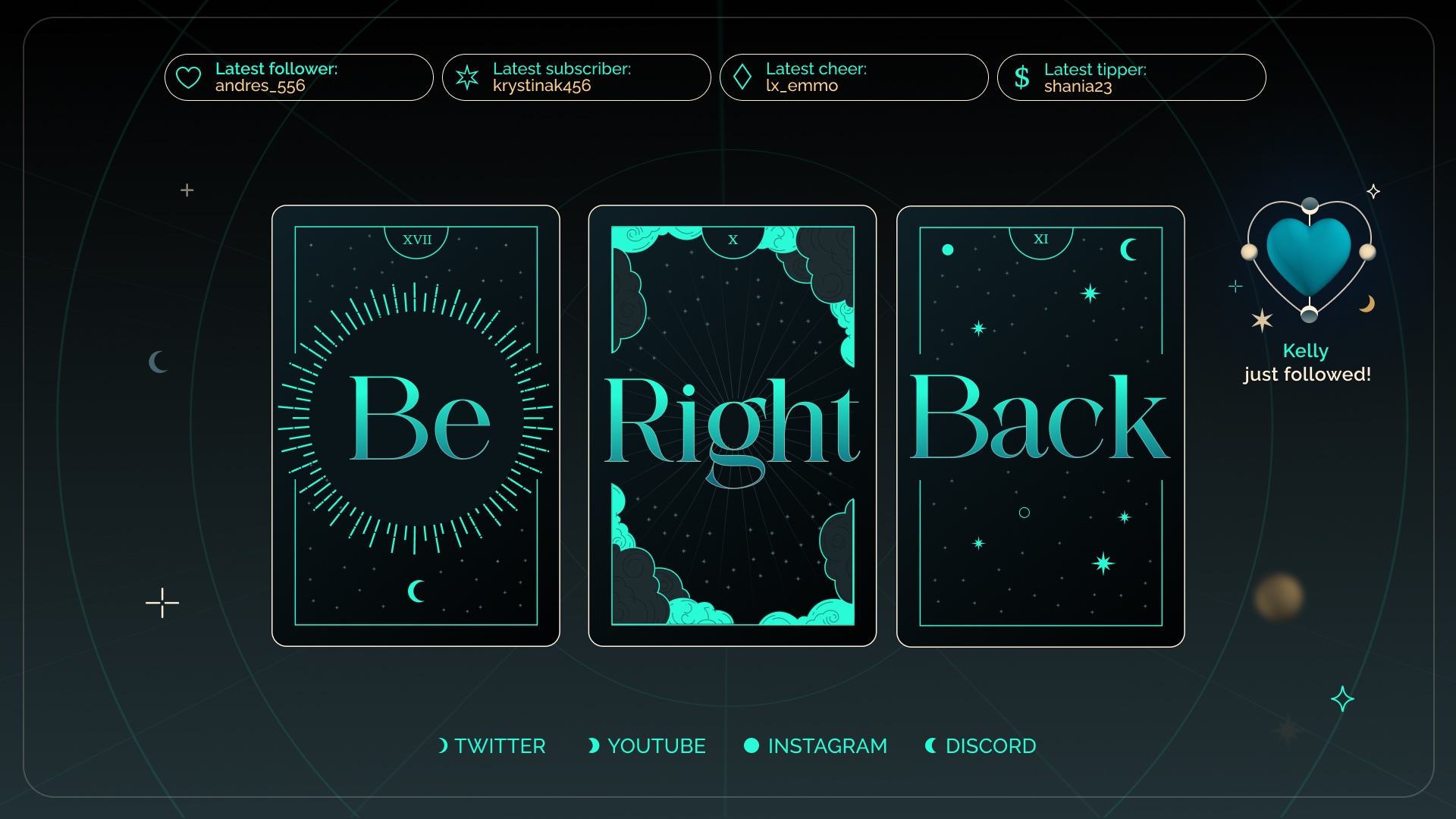 StreamElements | Astrology Theme - Be Right Back Scene Scene | Twitch ...