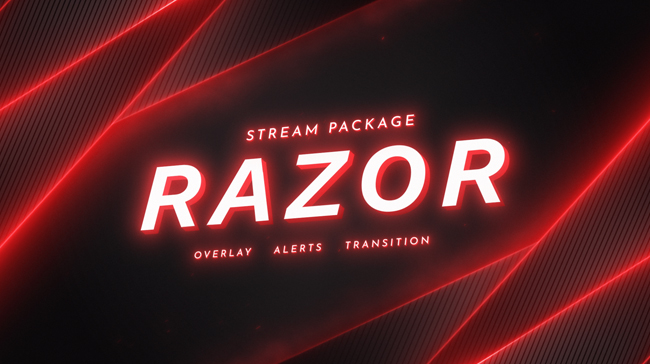 Razor Animated Stream Package by kudos.tv