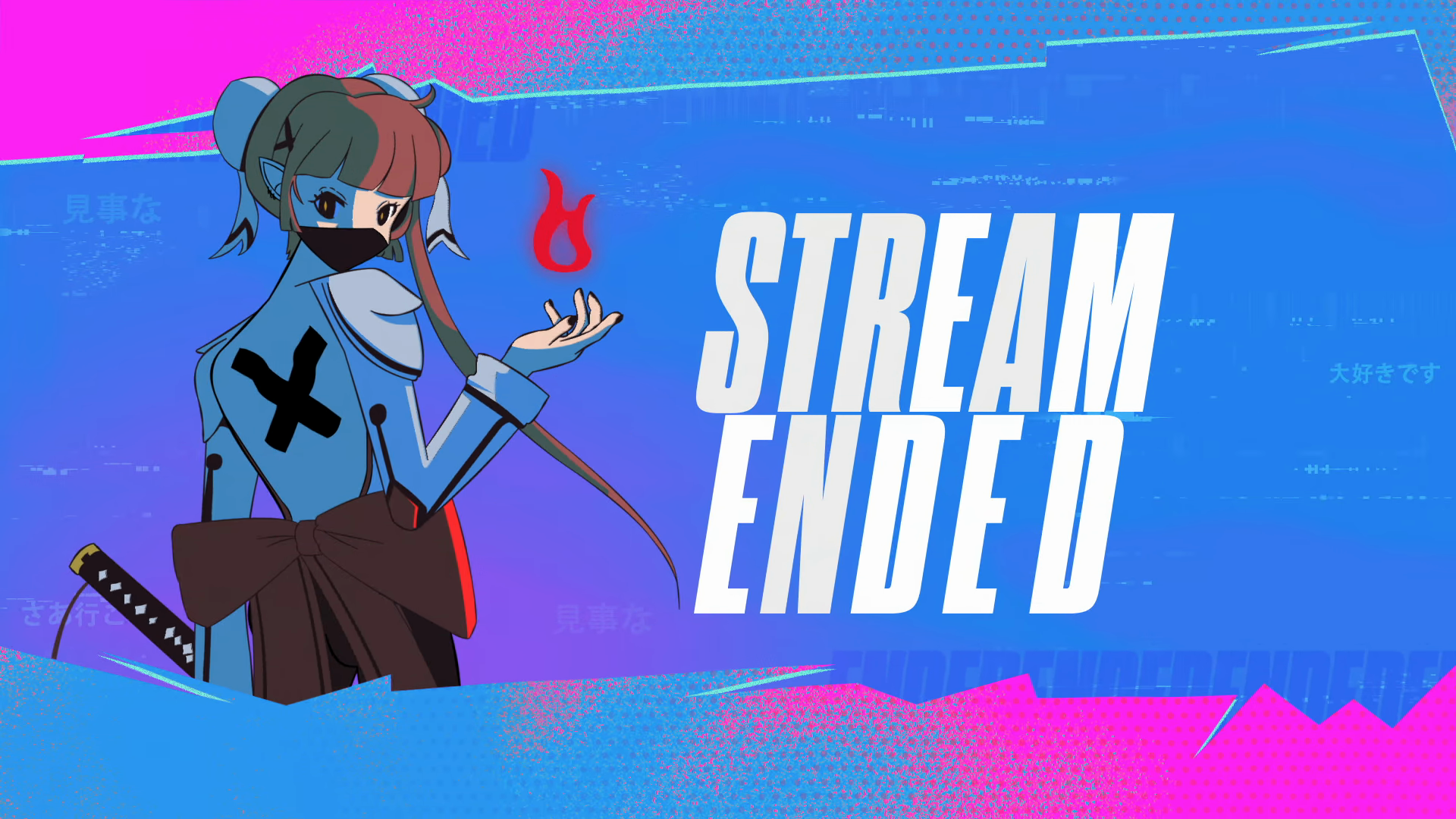 StreamElements | Anime Theme Package - Stream Ended Scene | Twitch |  Youtube | Overlay | Widget | Element | Alert box | Alertbox | OBS | Open  Broadcaster Studio | OBS Studio