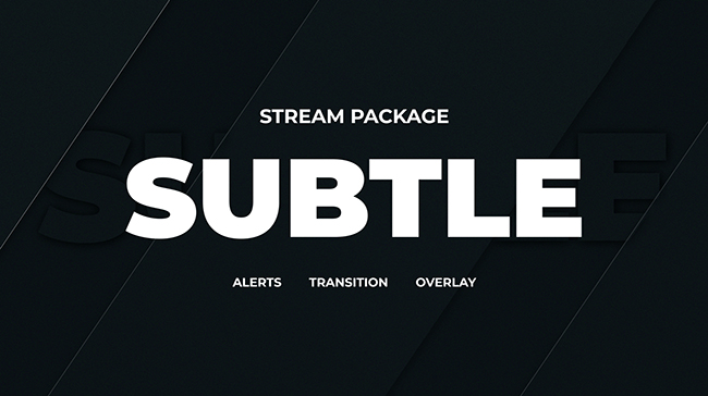 Subtle Stream Package by kudos.tv